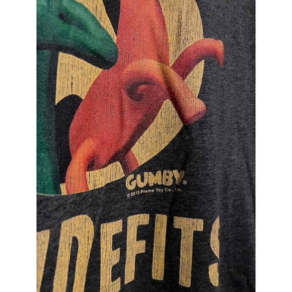 Gumby and Pokey Friends with Bendefits 2013 Shirt Adult Large - Picture 2 of 3